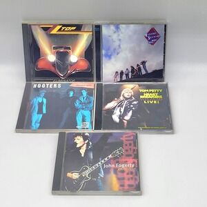 Classic Rock CD Lot (5) Tom Petty ZZ Top Lynyrd Skynyrd Hooters John Fogerty